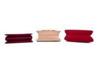 Three Judith Leiber Satin Hand Bags