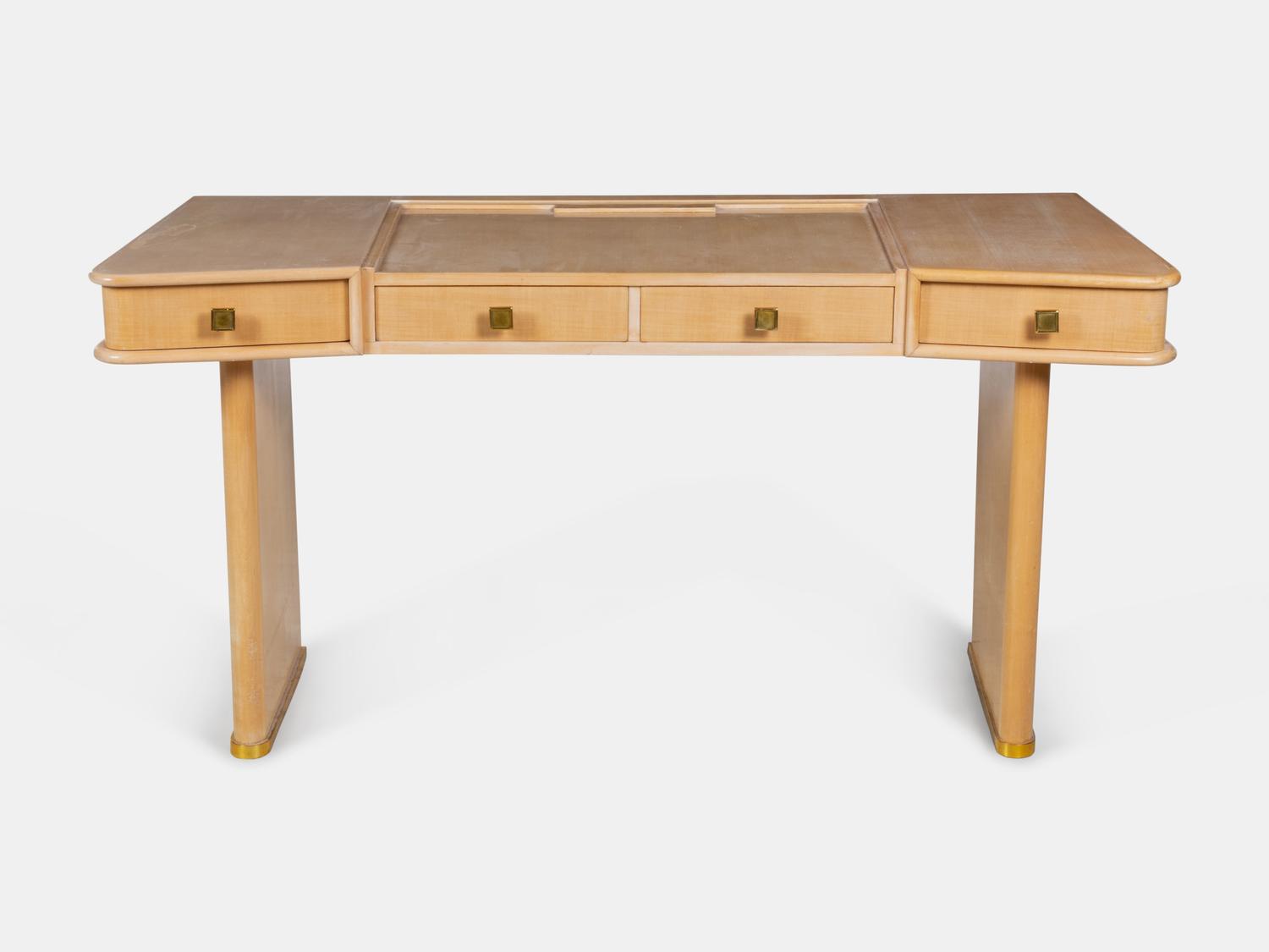 Art Deco Four Drawer Desk