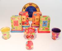 A Set of Mary Rosa Young "Jeweled" Ceramicware