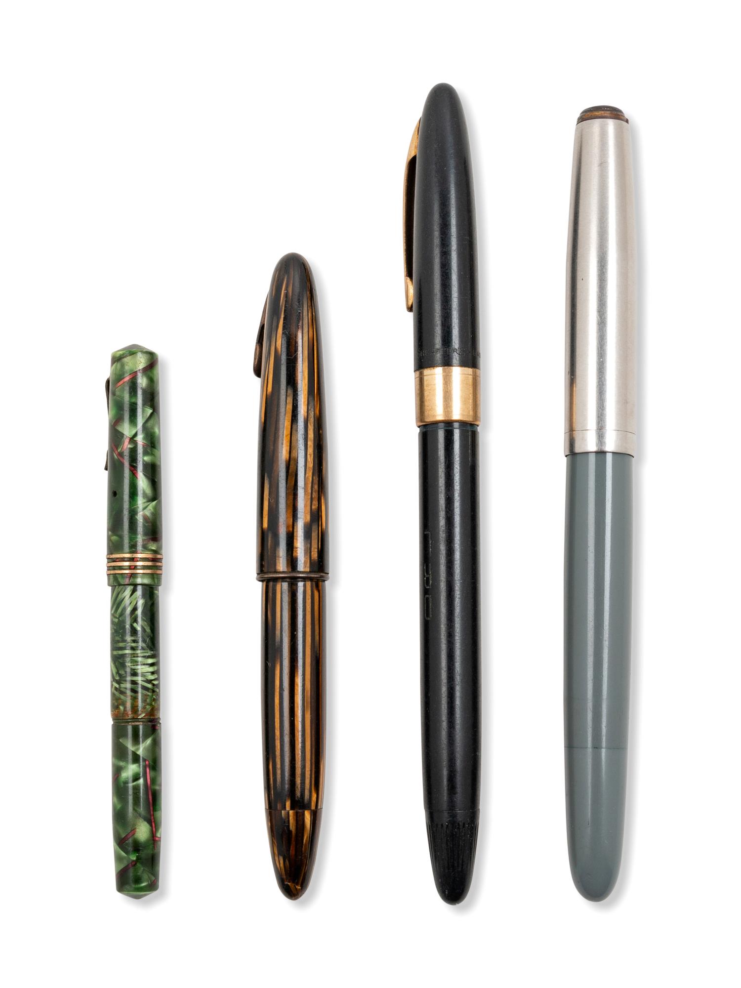 Two Sheaffer Fountain Pens and Two Other Examples