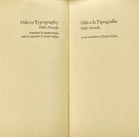 [Literature] Neruda, Pablo: Oda a la Tipografia