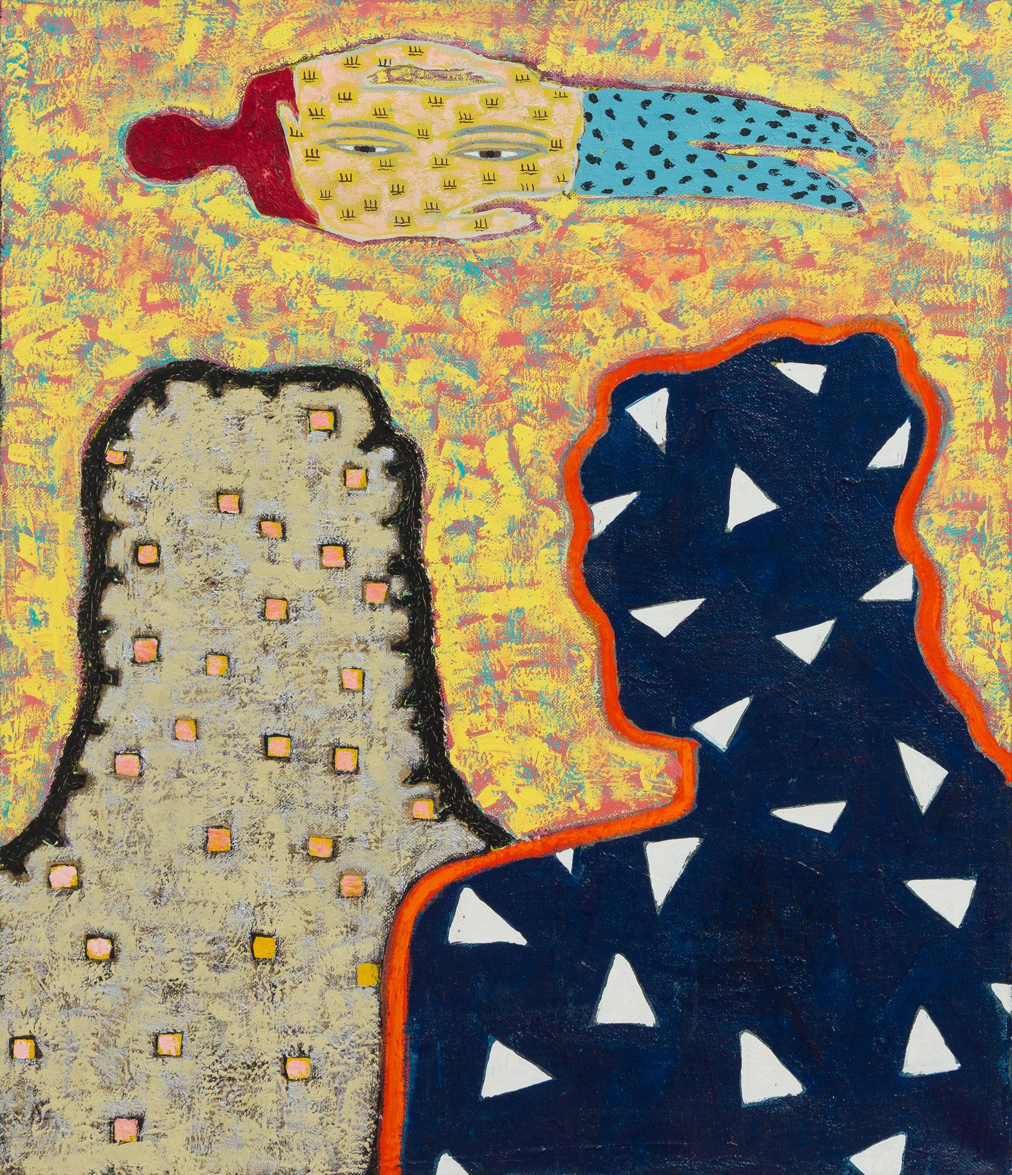 Francis Xavier Pavy, (American, b. 1954), Two Women with a Floating Man, 1991
