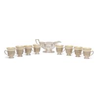 A Group of Nine Sterling Silver Table Articles