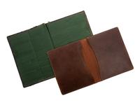 Two Embossed Leather Folios