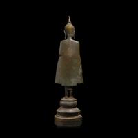 An Eastern Thai Bronze 'Leaning Buddha', 17th–18th Century — 十七至十八世紀 泰國東部 銅佛立像