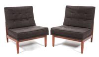 Florence Knoll (American, b. 1917), KNOLL, CIRCA 1955, a pair of lounge chairs