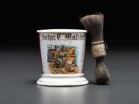 A Real Estate Agent's Porcelain Occupational Shaving Mug