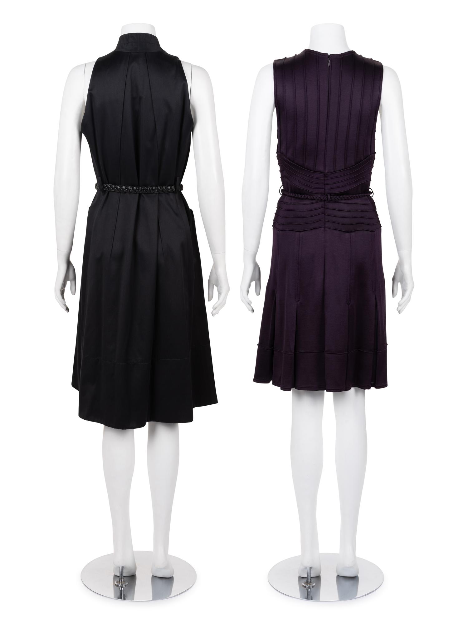 Two Chado Ralph Rucci Sleeveless Dresses, 2000-10s