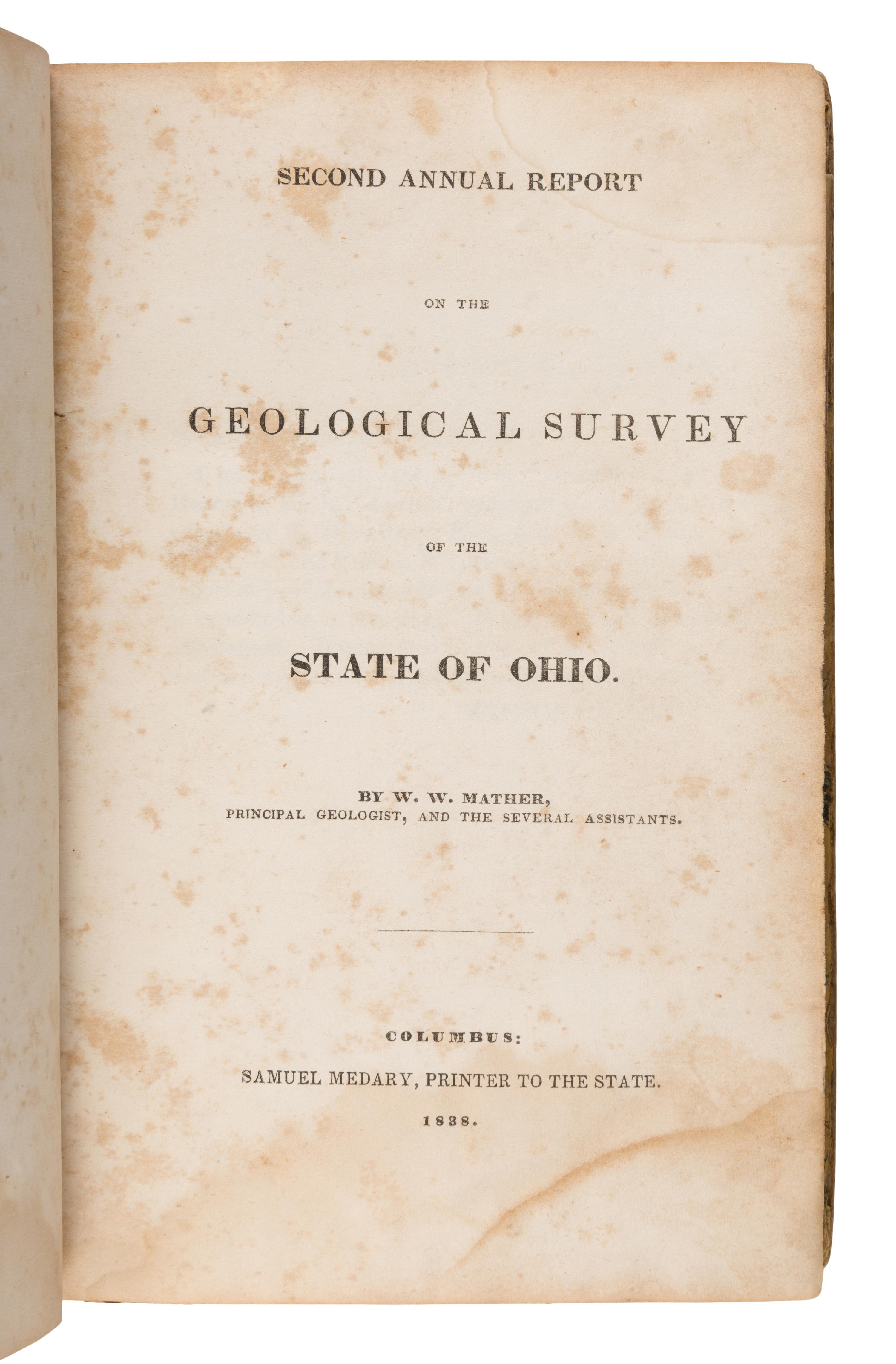[Ohio]. A group of 5 titles with early Columbus imprints, comprising: