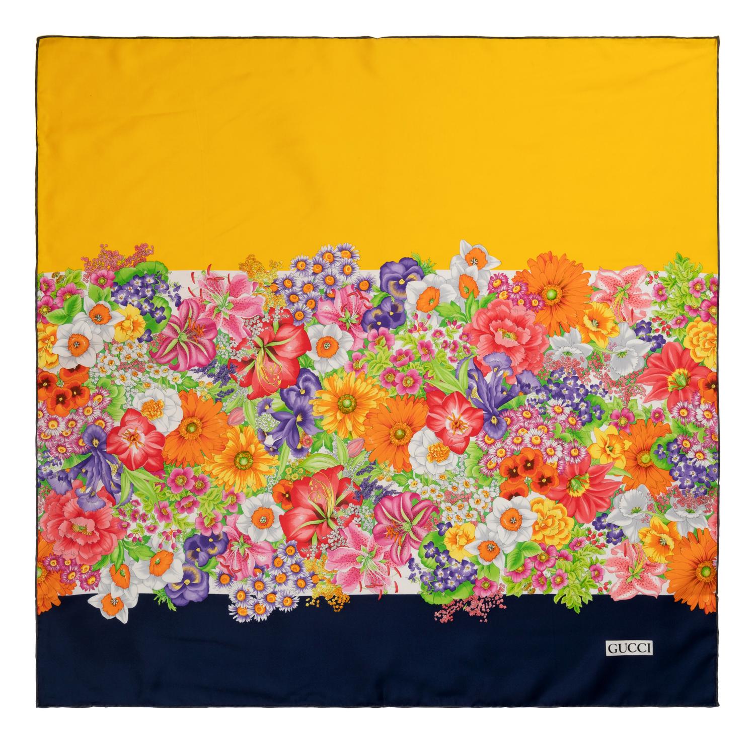 Three Gucci Scarves, 1980-2000s