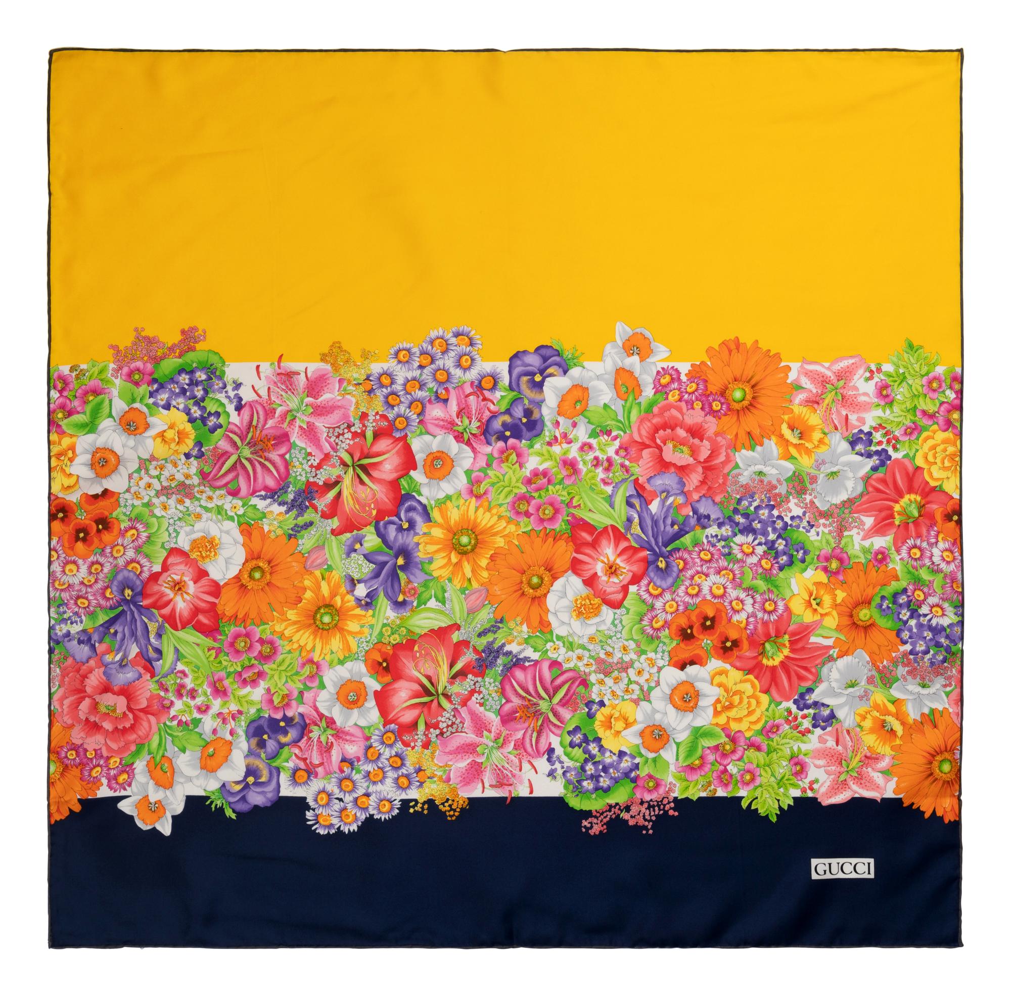 Three Gucci Scarves, 1980-2000s