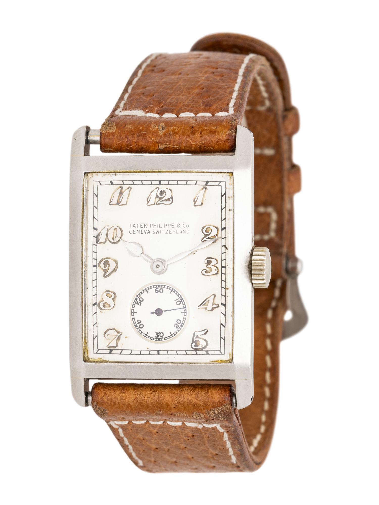 PATEK PHILIPPE, PLATINUM WATCH