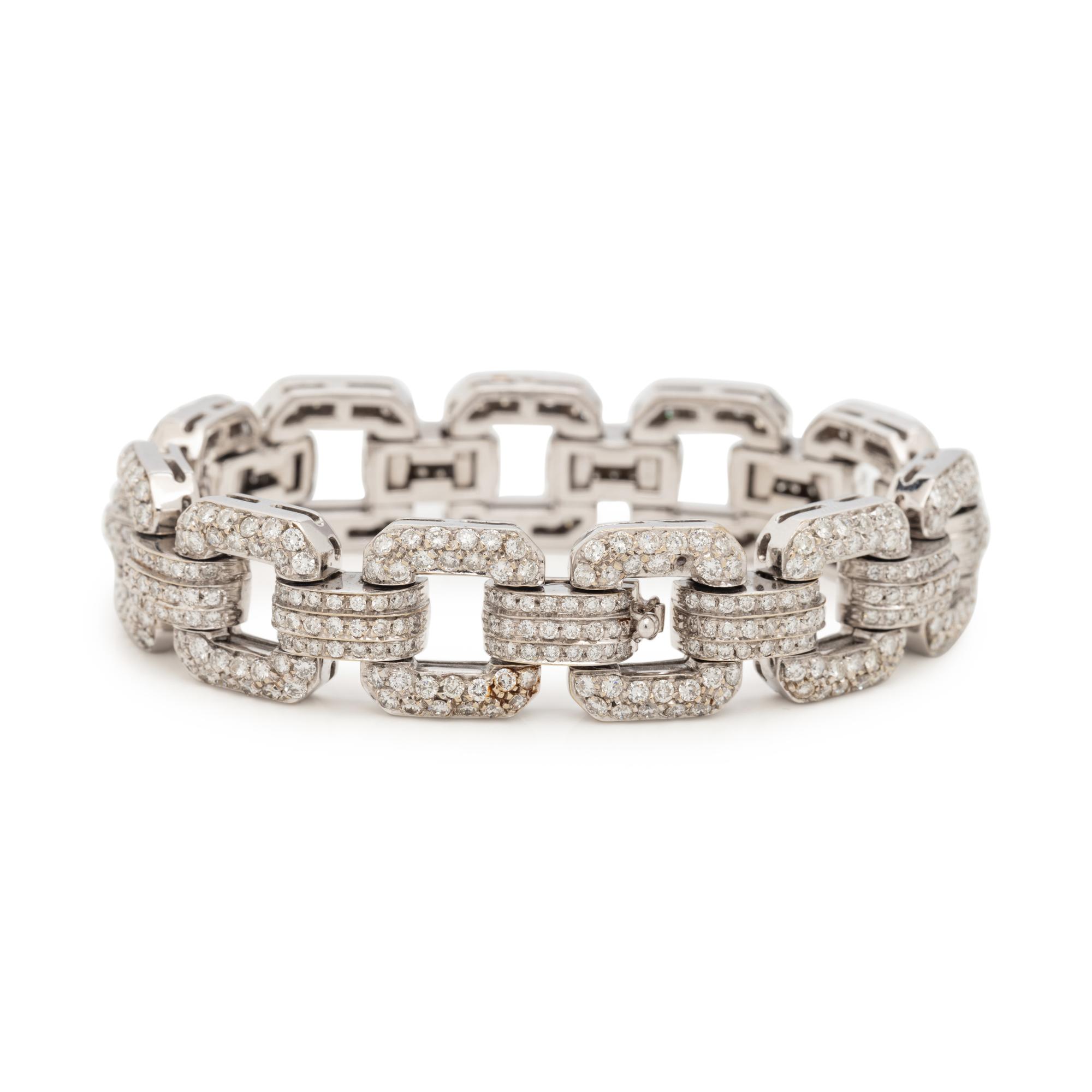 WHITE GOLD AND DIAMOND BRACELET