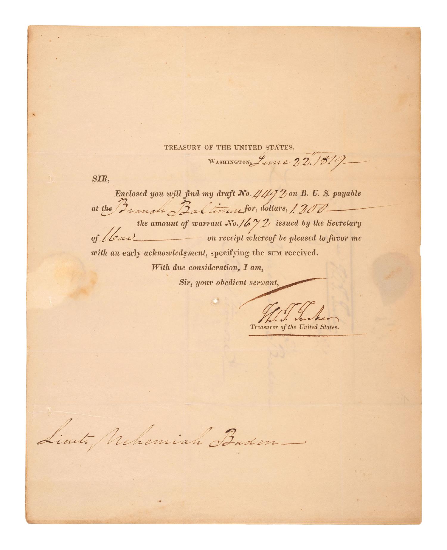 [CONTINENTAL CONGRESS]. A collection of signatures from delegates to the Continental Congress, 1764-1815, comprising: