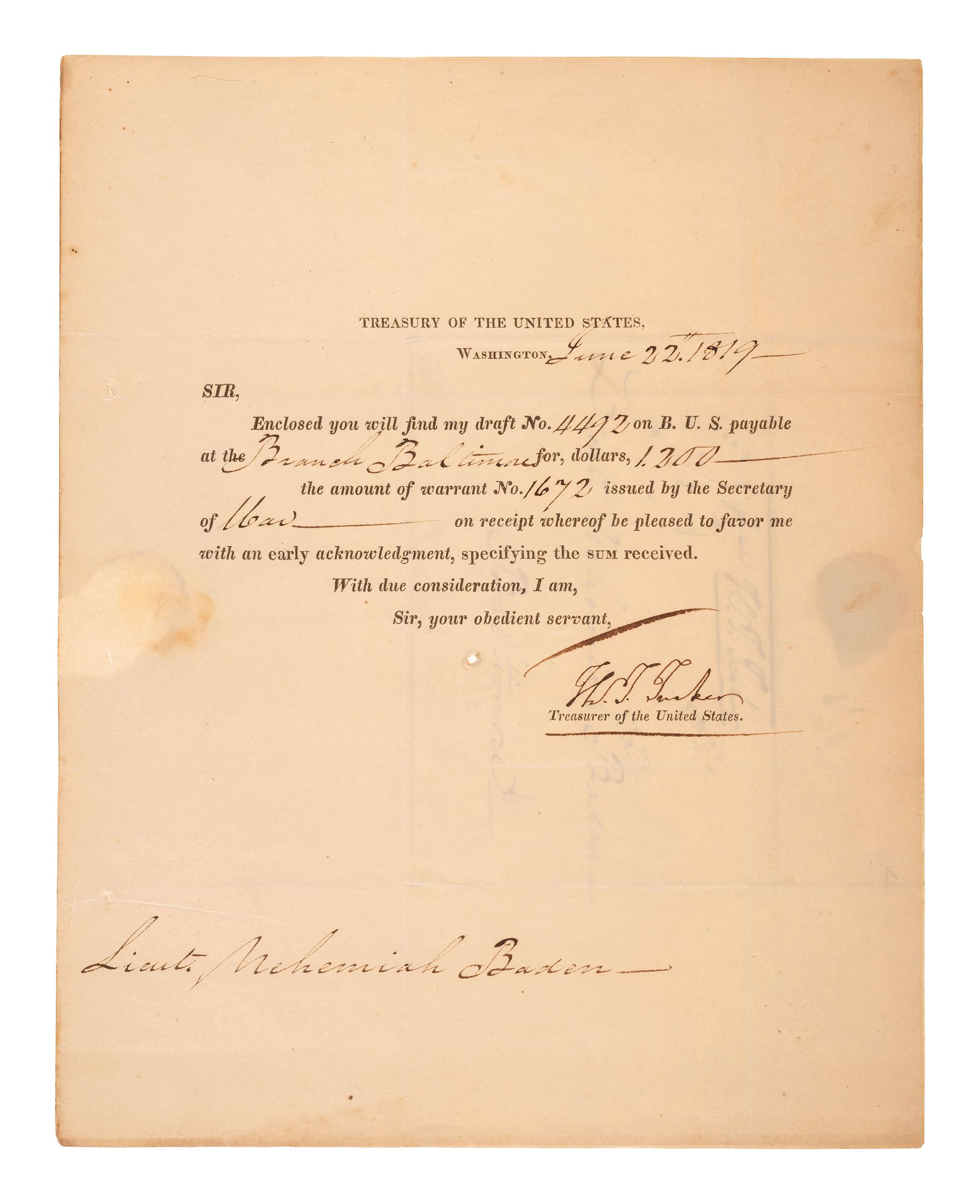[CONTINENTAL CONGRESS]. A collection of signatures from delegates to the Continental Congress, 1764-1815, comprising:
