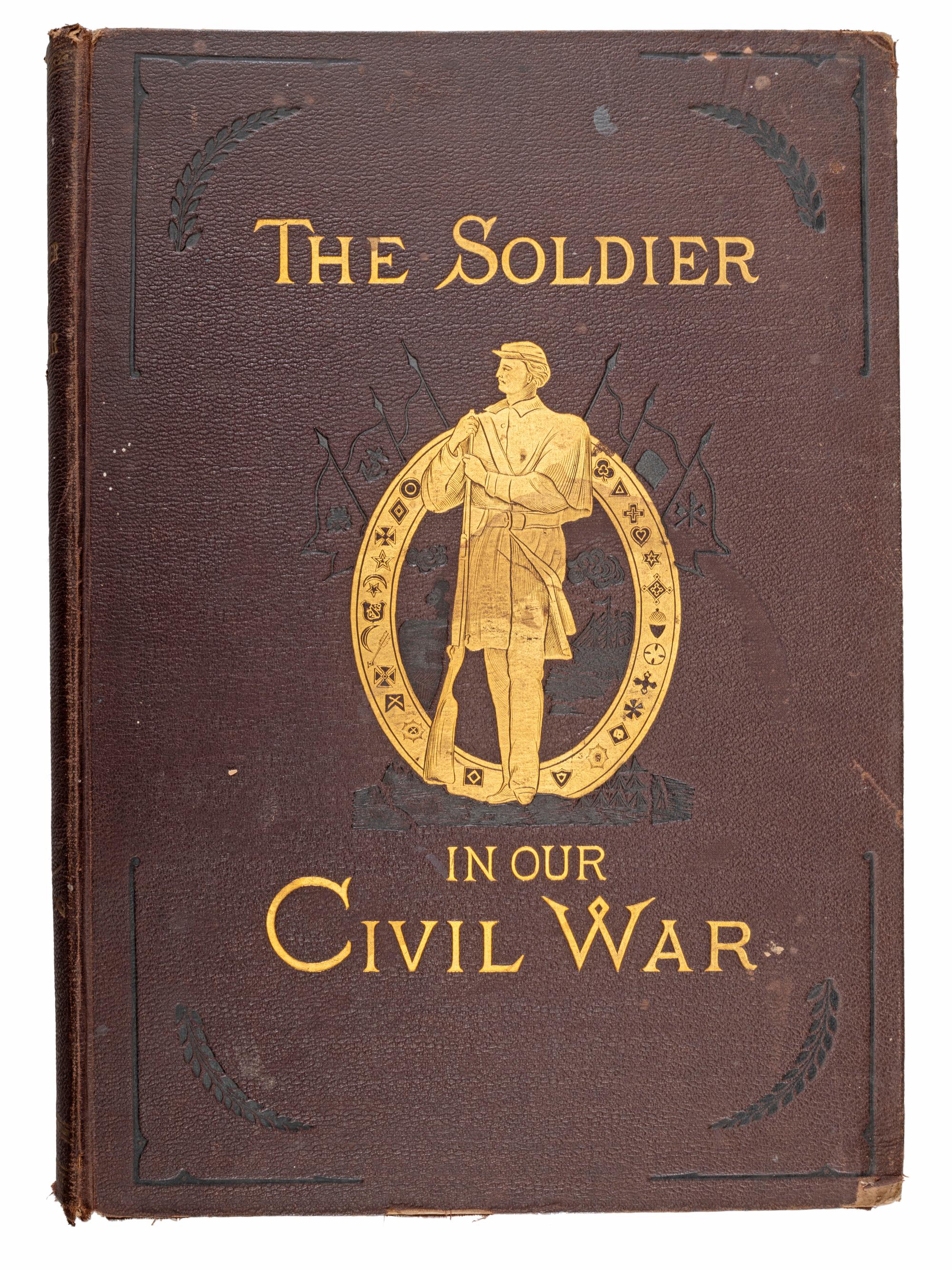[CIVIL WAR - ART]. A group of assorted Harper's and Frank Leslie pictorial history volumes, comprising: