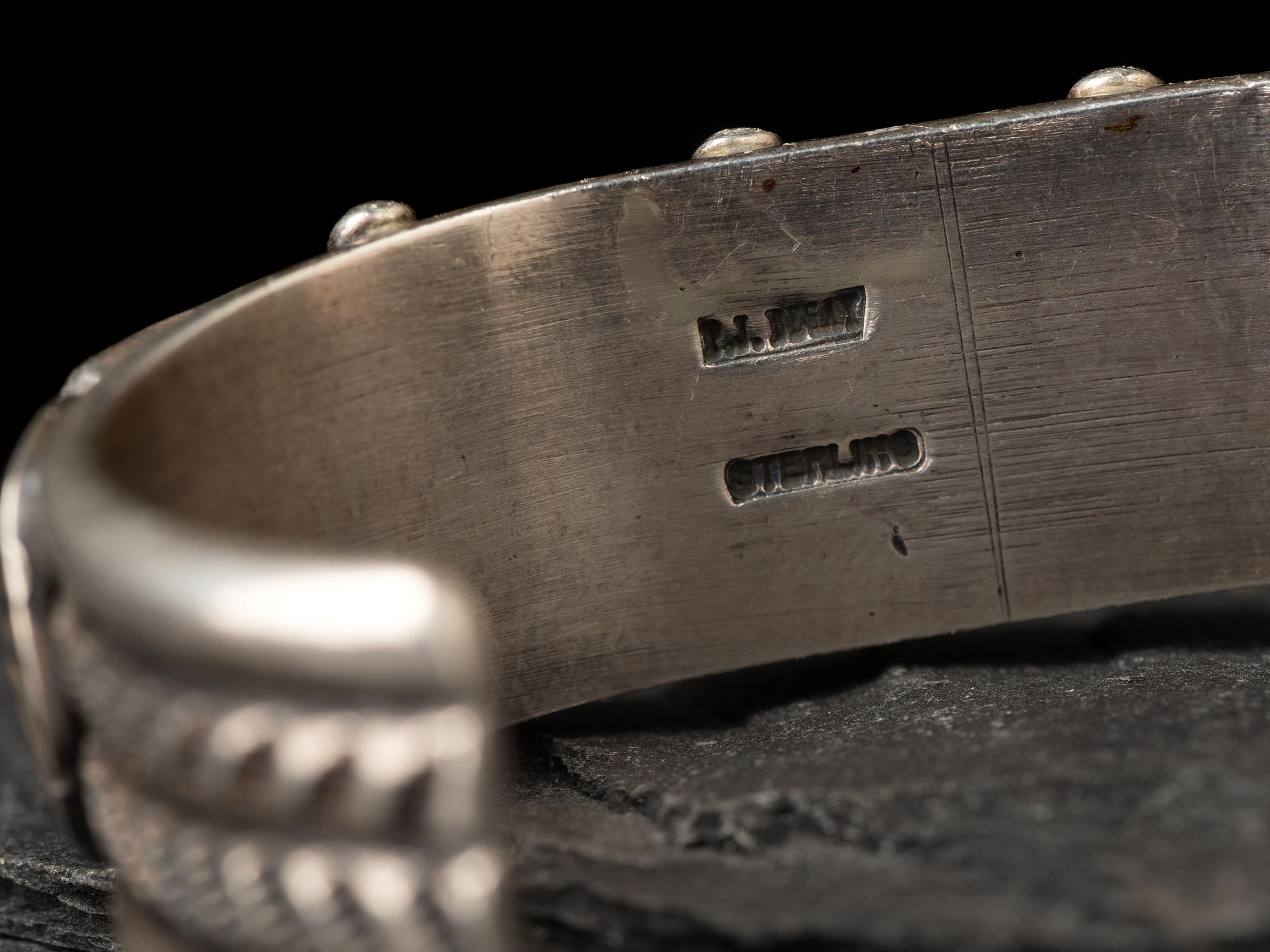 Navajo Silver and Turquoise Cuff Bracelets