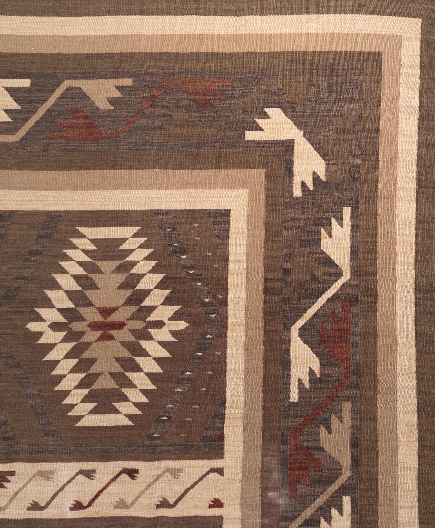 A Southwestern Style Area Rug
