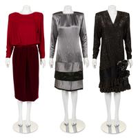Three Galanos Dresses, Spring/Summer 1987