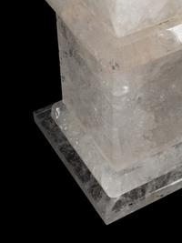 A Pair of Rock Crystal Obelisks
