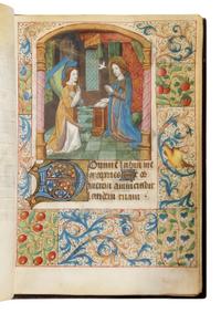 CIRCLE OF THE MASTER GUYOT DU PELEY (Troyes, active c. 1470-1490) Book of Hours, in Latin and French, illuminated manuscript on parchment [France, Troyes, c. 1470–1490]