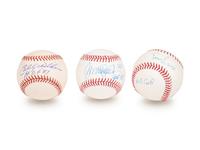 A Group of Six Chicago Cubs Hall of Fame Signed Autograph Baseballs (Beckett Authentication Services BAS Certified),