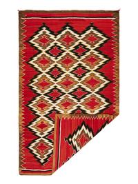 Navajo Red Mesa Outline Weaving / Rug