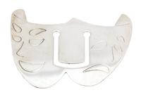 A Tiffany & Co. Sterling Silver Theater Mask Bookmark, 2.25" x 1.75".