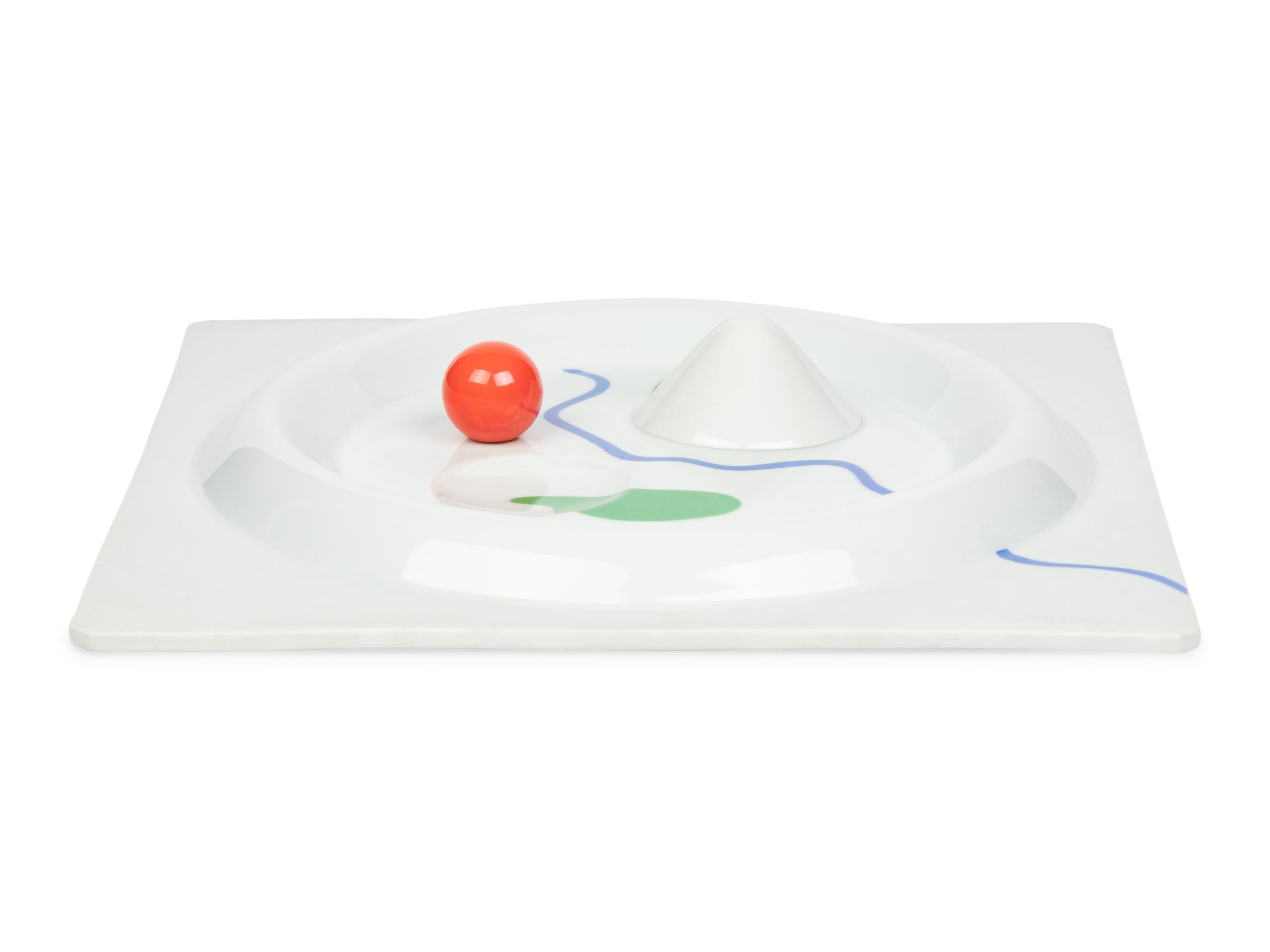 A Herbert Bayer for Rosenthal Porcelain Landscape Sculpture