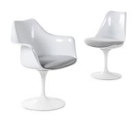 Tulip Dining Table with Five Tulip Chairs, c. 2000 Knoll, USA