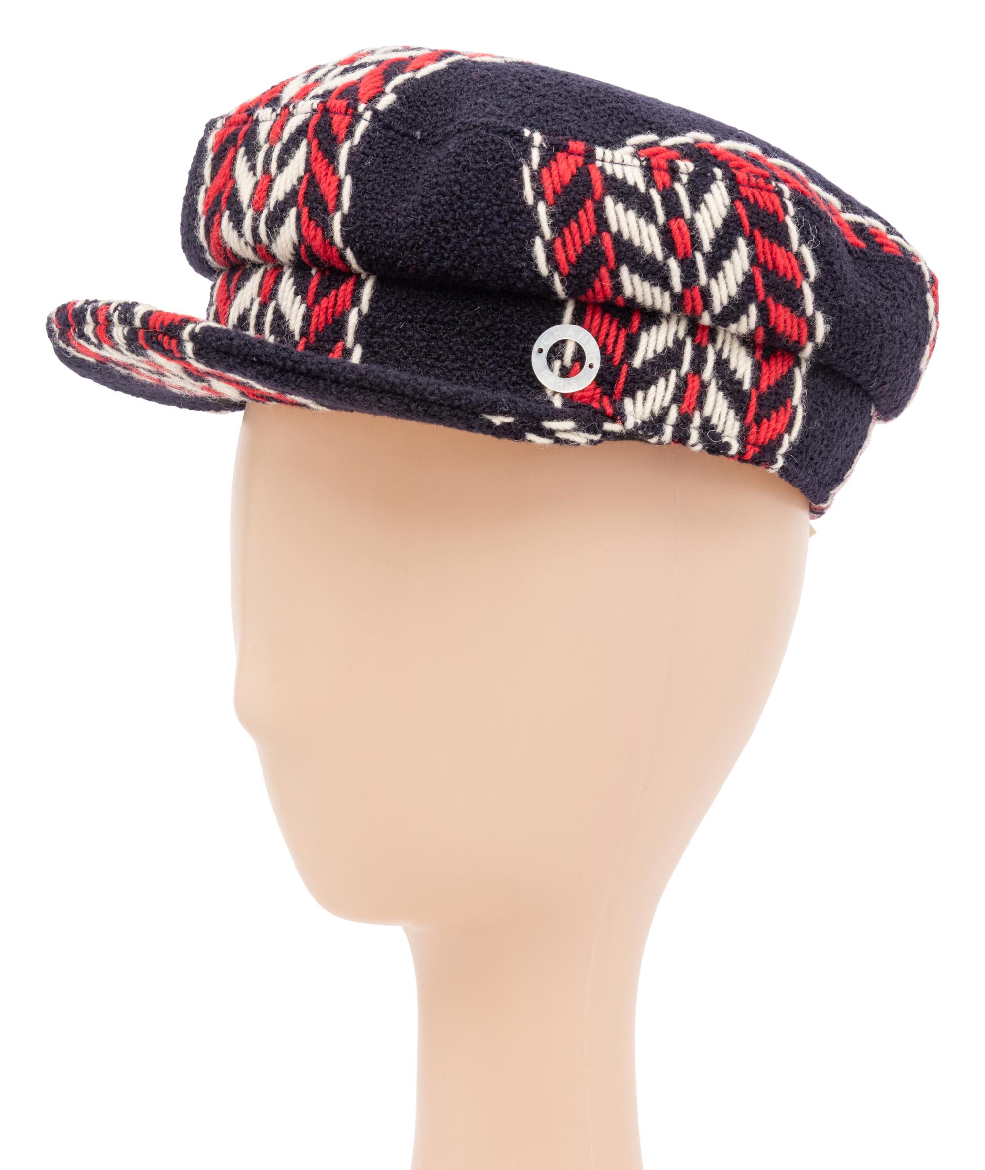 Chanel, Tweed Newsboy Cap