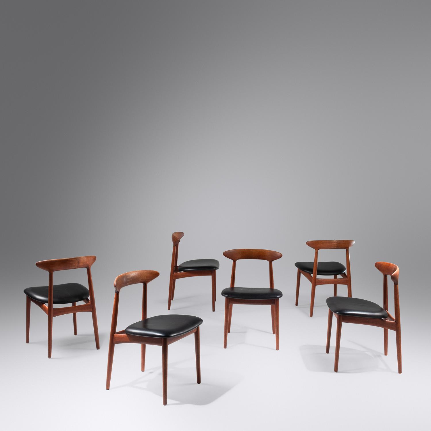 Set of Six Dining Chairs Brande Mobelindustri, Denmark