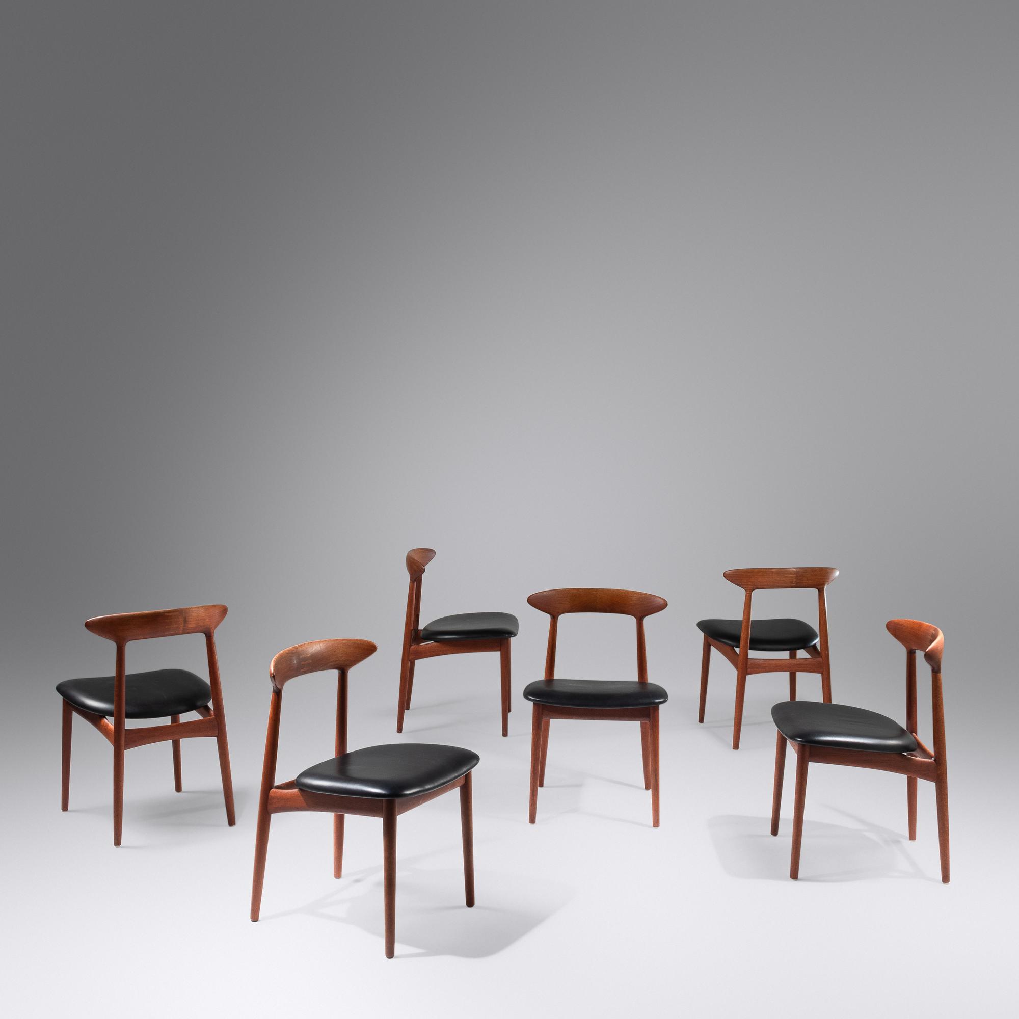 Set of Six Dining Chairs Brande Mobelindustri, Denmark