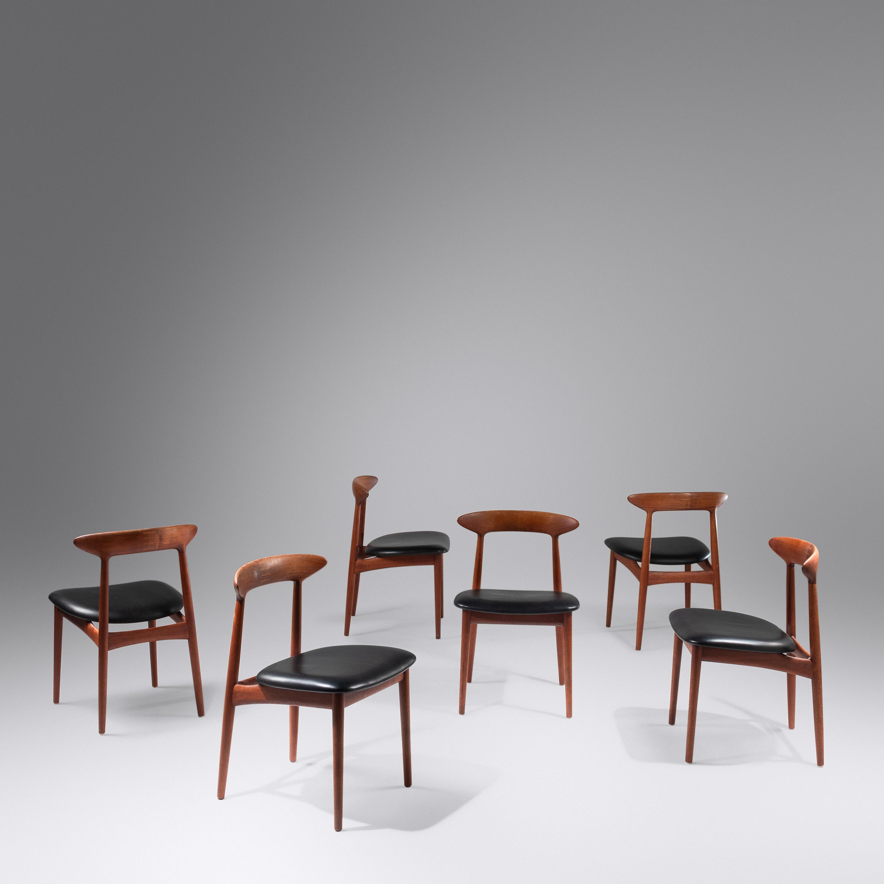 Set of Six Dining Chairs Brande Mobelindustri, Denmark