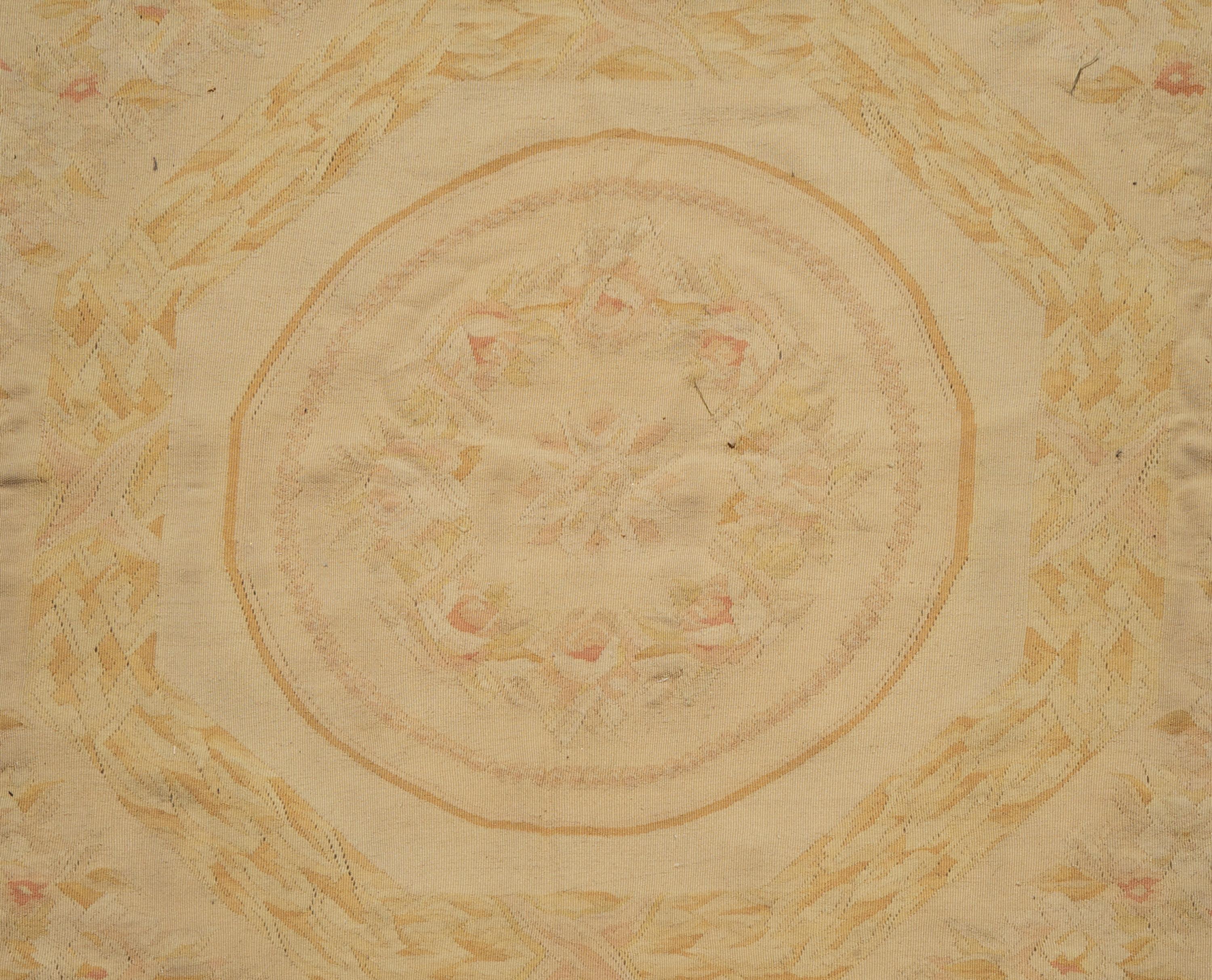An Aubusson Style Wool Rug — 20th Century