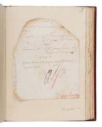 [Napoleon I (1769-1821), et al]. An archive of 123 signed documents, Paris, 1785-1818, salvaged from the 1871 fire at the Tuileries Palace.