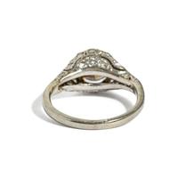 BROWN DIAMOND AND DIAMOND RING