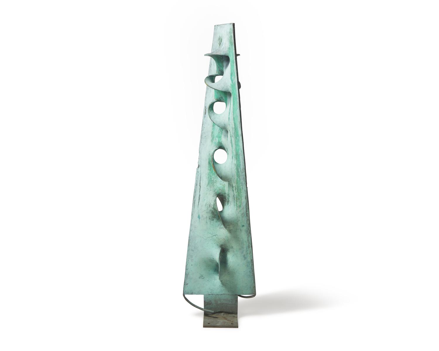 Vertical Fountain Panel (helical apertures)
