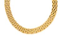 CARTIER, YELLOW GOLD 'MAILLON PANTHÈRE' NECKLACE