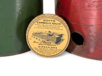 Nine Advertising Tins and Boxes