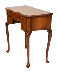 A George I Burl Walnut Dressing Table