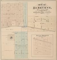 A group of 14 19th and 20th century maps, comprising: