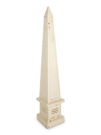 A Pair of Cast Stone Obelisks