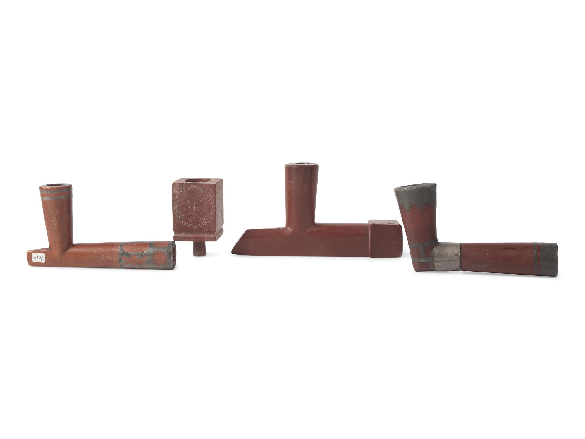 Western Great Lakes Catlinite Pipe Bowls