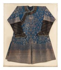 A Blue Ground Silk Dragon Robe, Jifu