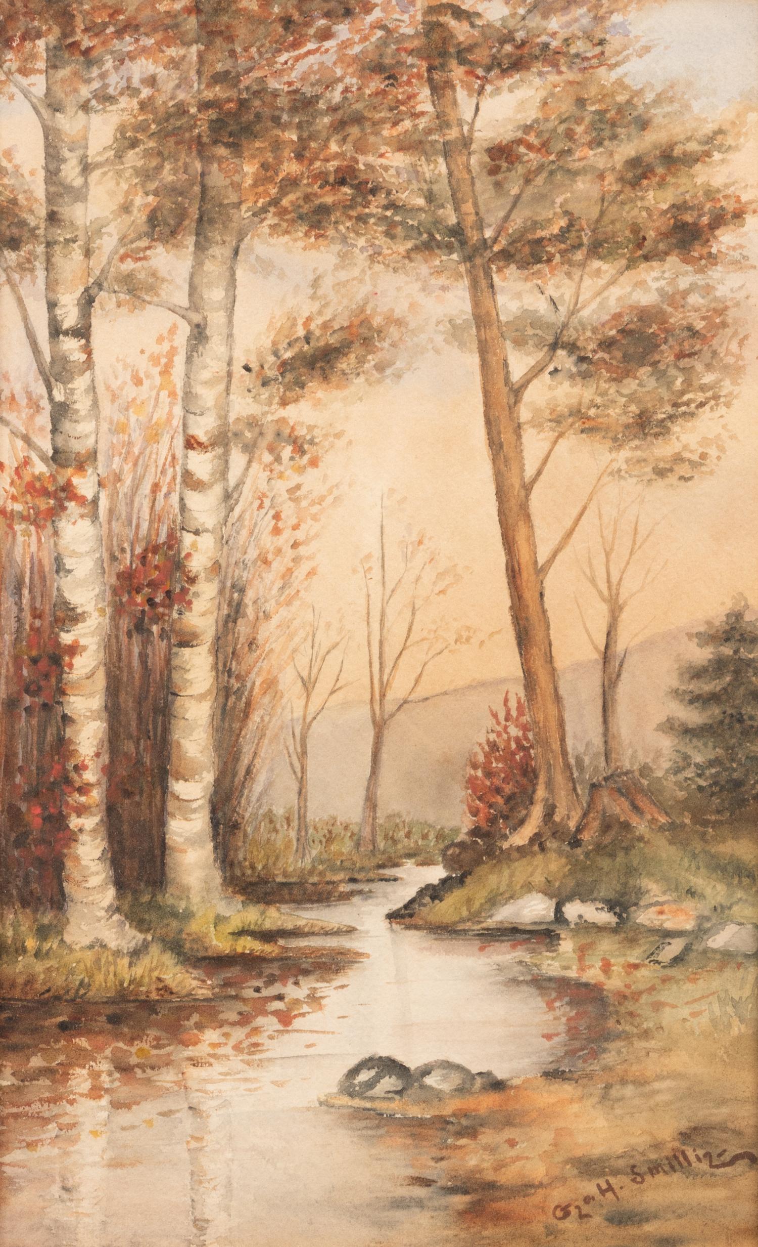 River Encampment Scene