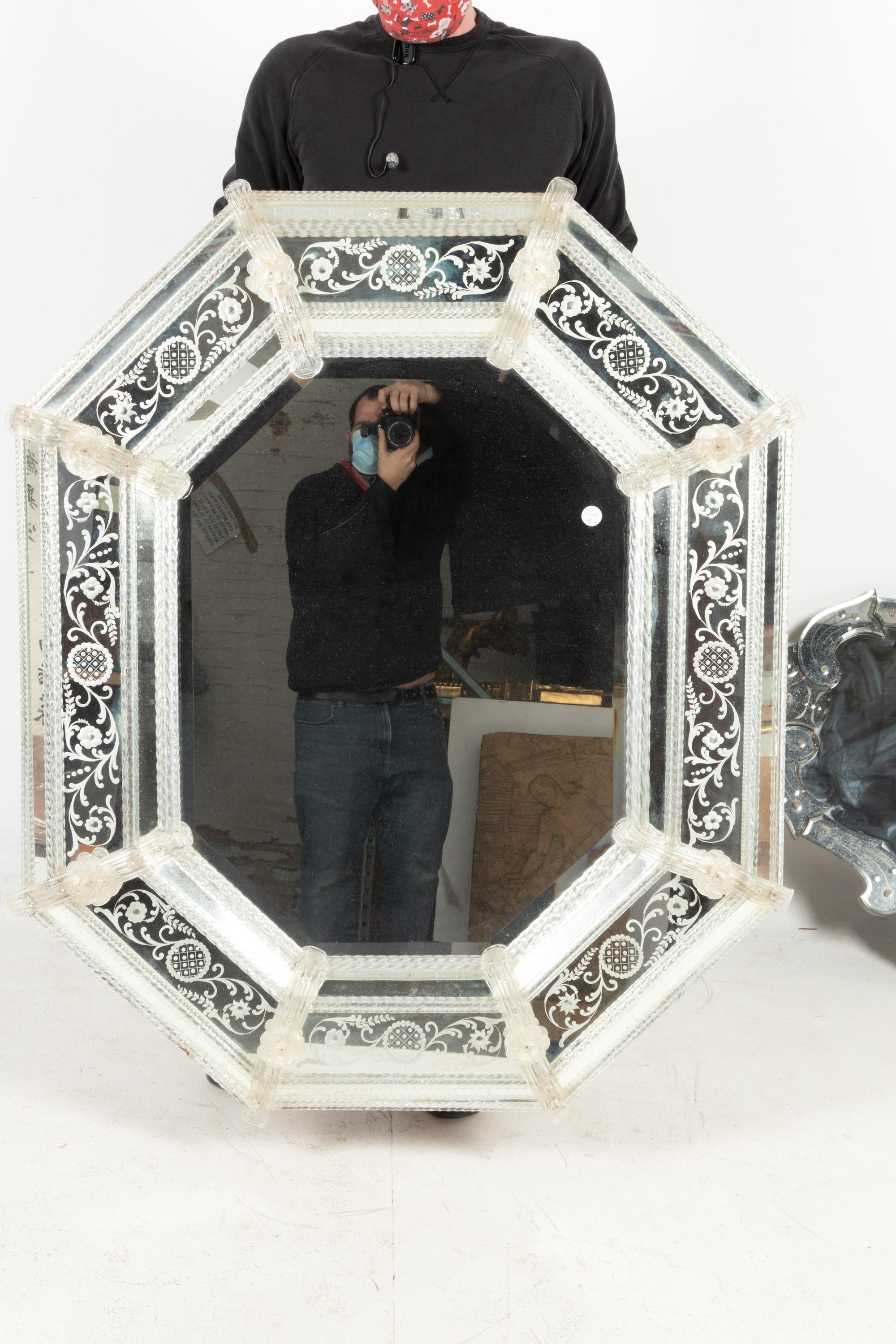 A Venetian Glass Mirror