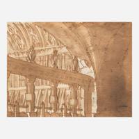 Italian School (18th Century) Vaults and Columns