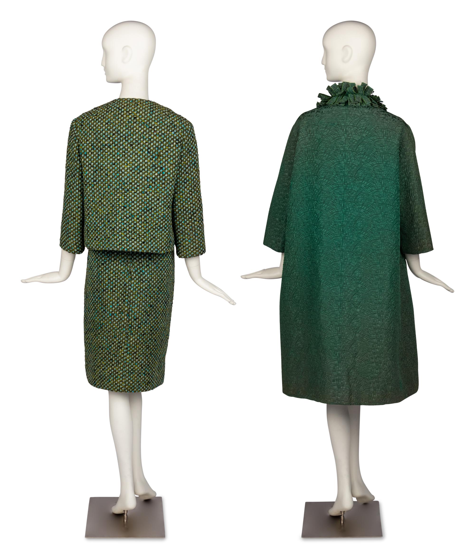 Christian Dior Demi-Couture Skirt Suit and Coat, 1960s