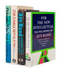 RAND, Ayn (1905-1982). A group of 4 works, comprising: